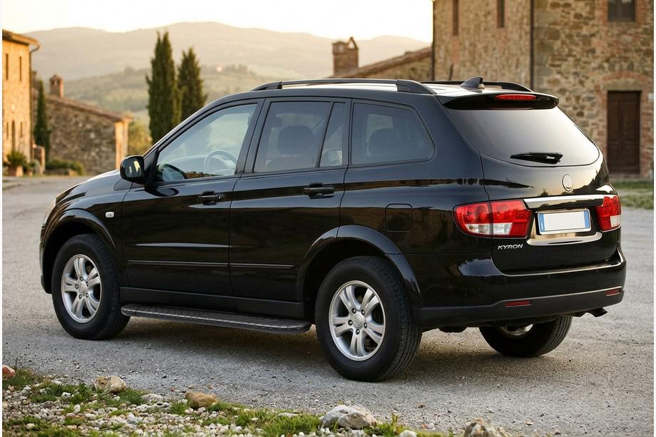SsangYong Kyron 2005-2014 Pedane Laterali Bosphorus Black (2 pz, Alluminio) Foto 1