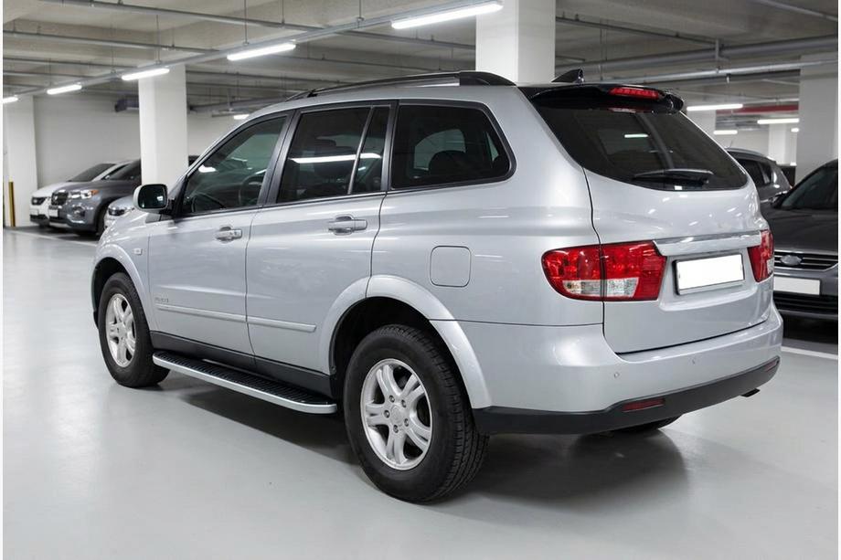SsangYong Kyron 2005-2014 Pedane Laterali Tayga Grey (2 pz, Alluminio) Image