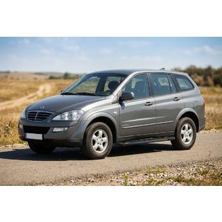 Pedane Laterali RedLine Black (2 pz, Alluminio) SsangYong Kyron 2005-2014 foto 1