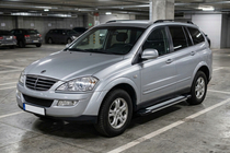 SsangYong Kyron 2005-2014 Pedane Laterali Rainbow (2 pz, Alluminio) foto 1