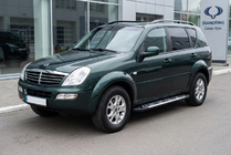 SsangYong Rexton I 2001-2017 Pedane Laterali Sunrise (2 pz, Alluminio) foto 1