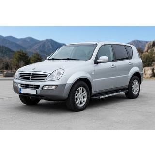 Pedane Laterali RedLine V1 (2 pz, Alluminio) SsangYong Rexton I 2001-2017 foto 1