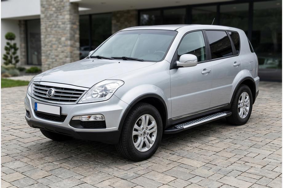 SsangYong Rexton I 2001-2017 Pedane Laterali Line (2 pz, Alluminio) Image