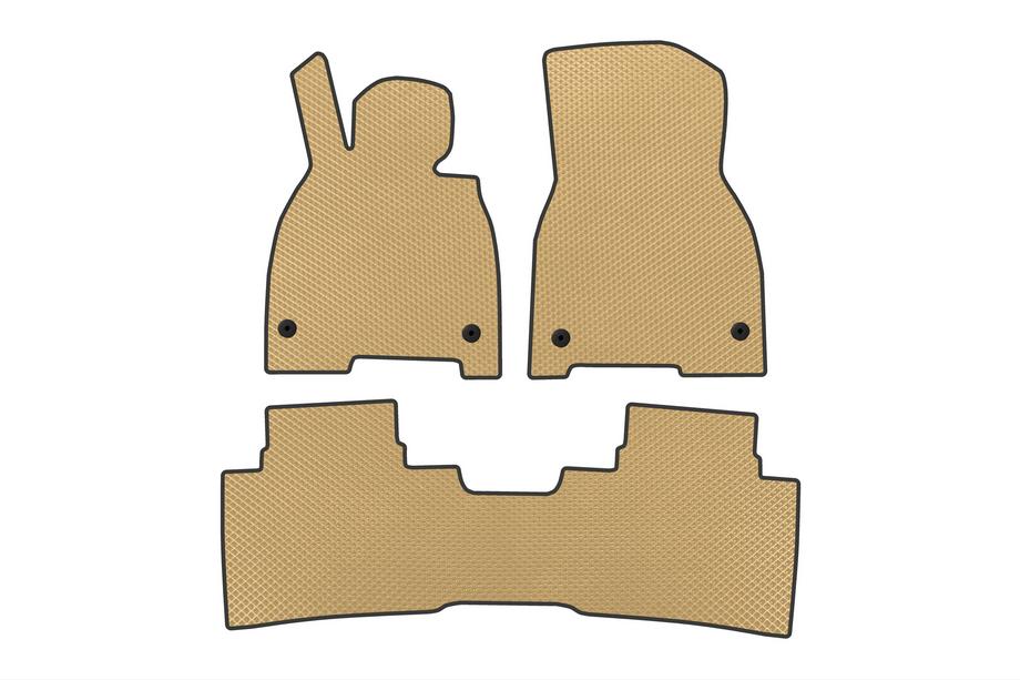 Mercedes EQS 2021- Tappetini EVA (Beige) Image