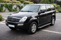 SsangYong Rexton I 2001-2017 Pedane Laterali Maydos V1 (2 pz, Alluminio e Acciaio Inox) foto 1