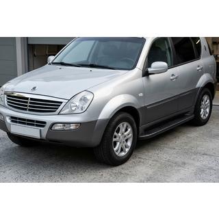 Pedane Laterali Bosphorus Black (2 pz, Alluminio) SsangYong Rexton I 2001-2017 foto 1