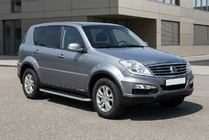 SsangYong Rexton I 2001-2017 Pedane Laterali Tayga Grey (2 pz, Alluminio) foto 1