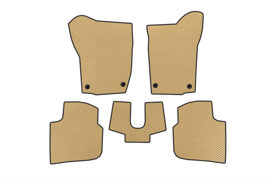 Seat Toledo 2012-2019 Tappetini EVA (Beige) Image