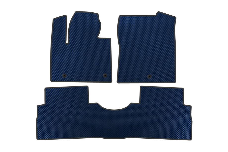 Hyundai Santa Fe 4 2018-2023 Tappetini EVA (2 File, Blu) Image