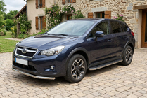 Subaru XV 2011-2017 Pedane Laterali Maydos V1 (2 pz, Alluminio e Acciaio Inox) foto 1
