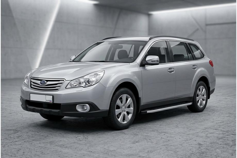Subaru Outback 2009-2014 Pedane laterali Fullmond (2 pz, alluminio) Image
