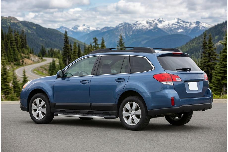 Subaru Outback 2009-2014 Pedane Laterali Duru (2 pz, Alluminio) Image