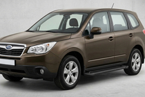 Subaru Forester 2013-2018 Pedane Laterali Allmond Black (2 pz, Alluminio) foto 1