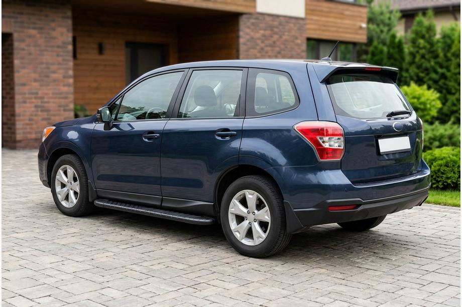 Subaru Forester 2013-2018 Pedane Laterali Bosphorus Black (2 pz, Alluminio) Image
