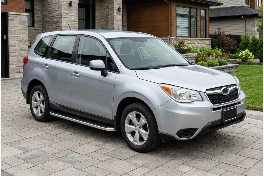 Subaru Forester 2013-2018 Pedane Laterali Tayga Grey (2 pz, Alluminio) Image