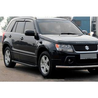 Pedane Laterali Allmond Black (2 pz, Alluminio) Suzuki Grand Vitara 2005-2017 foto 1