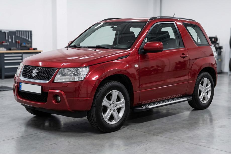 Suzuki Grand Vitara 2005-2017 Pedane Laterali Line (2 pz, Alluminio) Image