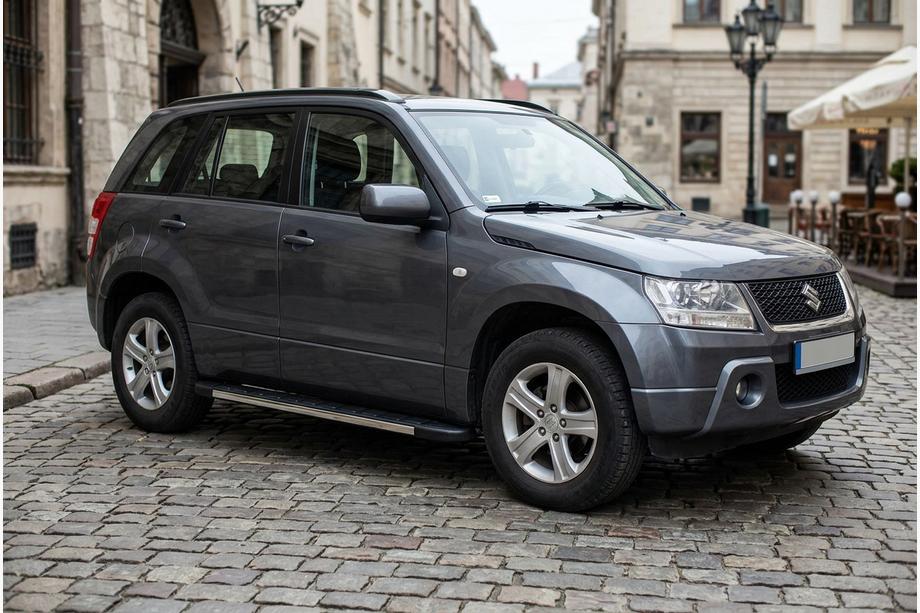Suzuki Grand Vitara 2005-2017 Pedane Laterali Duru (2 pz, Alluminio) Image