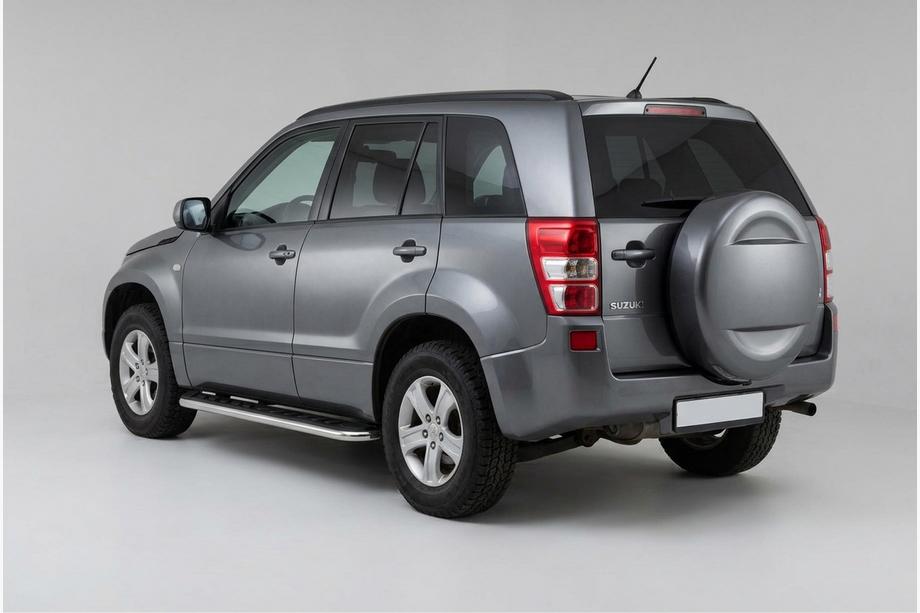 Suzuki Grand Vitara 2005-2017 Pedane Laterali Maydos V1 (2 pz, Alluminio e Acciaio Inox) Image