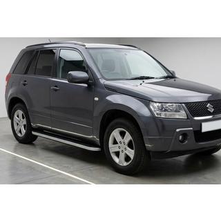 Pedane Laterali Tayga Grey (2 pz, Alluminio) Suzuki Grand Vitara 2005-2017 foto 1
