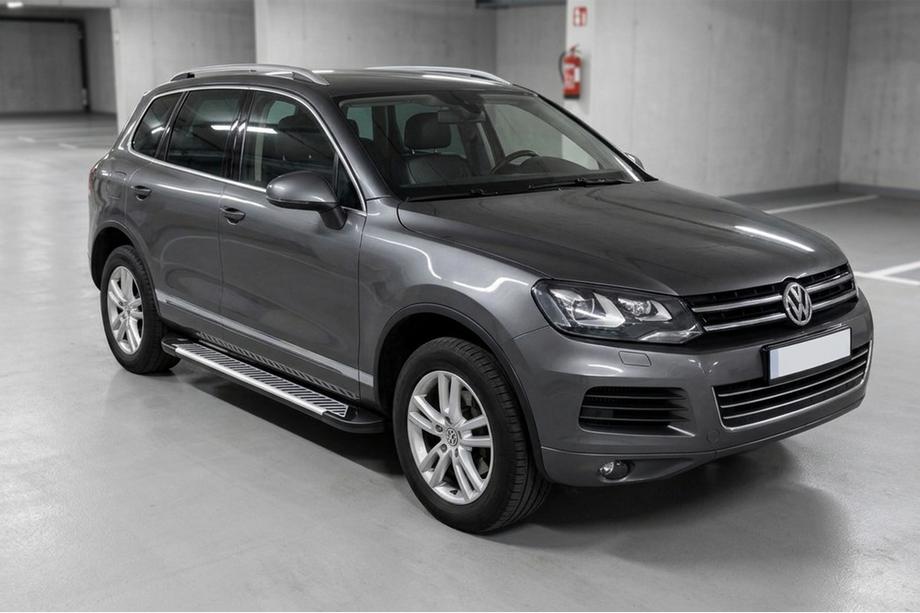 Volkswagen Touareg 2010-2018 Pedane Laterali Line (2 pz, Alluminio) Image