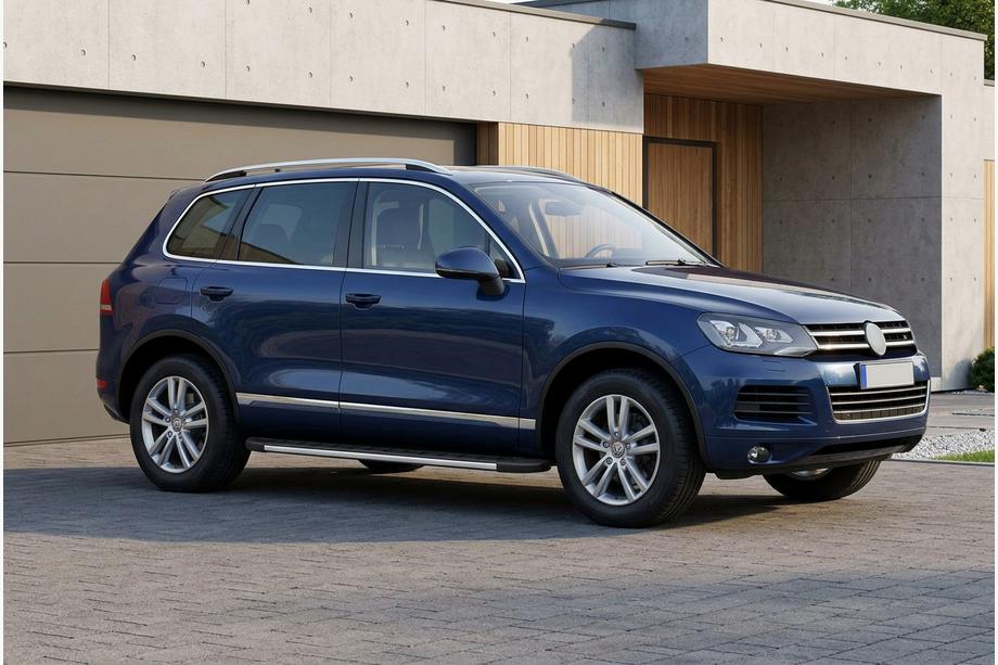Volkswagen Touareg 2010-2018 Pedane Laterali Duru (2 pz, Alluminio) Image