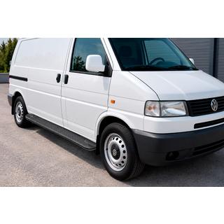 Pedane Laterali Allmond Black (2 pz, Alluminio) Volkswagen T4 Transporter 1990-2003 foto 1