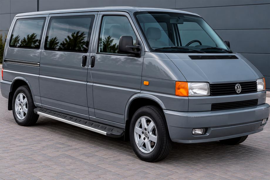 Volkswagen T4 Transporter 1990-2003 Pedane Laterali RedLine V1 (2 pz, Alluminio) Image