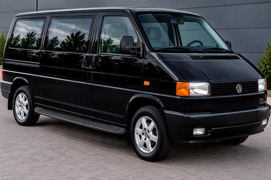 Volkswagen T4 Transporter 1990-2003 Pedane Laterali Bosphorus Black (2 pz, Alluminio) Image