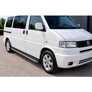 Pedane Laterali Tayga Grey (2 pz, Alluminio) Volkswagen T4 Transporter 1990-2003 foto 1