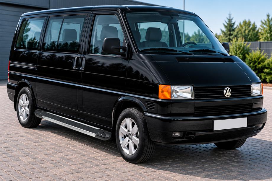 Volkswagen T4 Caravelle/Multivan 1990–2003 Pedane Laterali RedLine V1 (2 pz, Alluminio) Foto 1