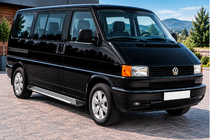 Volkswagen T4 Caravelle/Multivan 1990–2003 Pedane Laterali Line (2 pz, Alluminio) foto 1