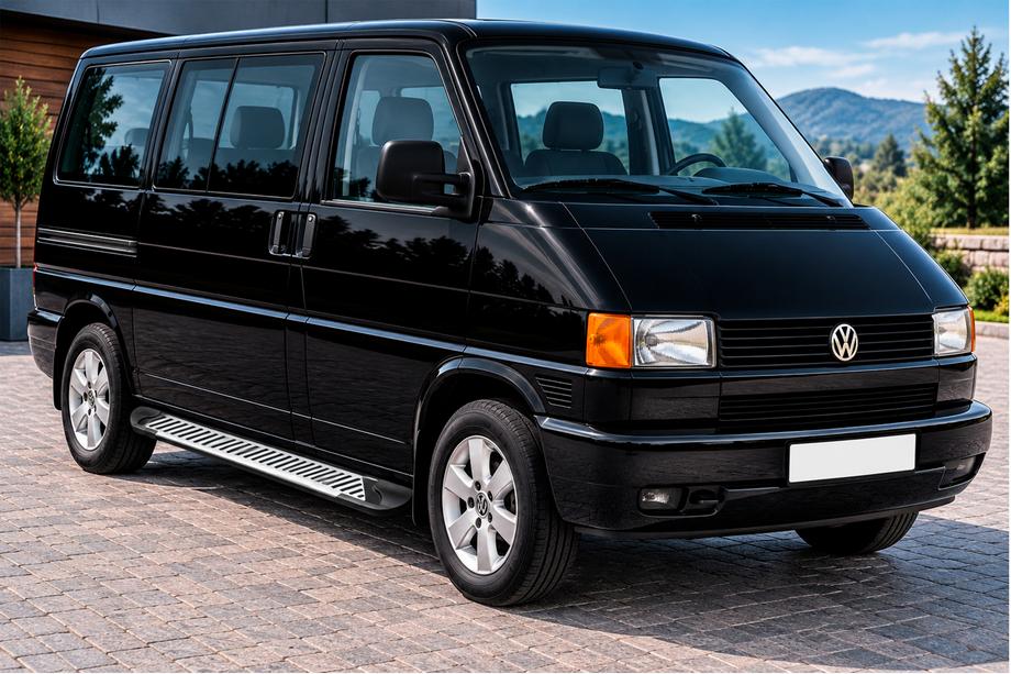 Volkswagen T4 Caravelle/Multivan 1990–2003 Pedane Laterali Line (2 pz, Alluminio) Image