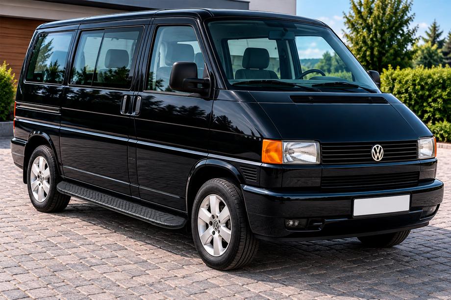 Volkswagen T4 Caravelle/Multivan 1990–2003 Pedane Laterali Bosphorus Black (2 pz, Alluminio) Foto 1