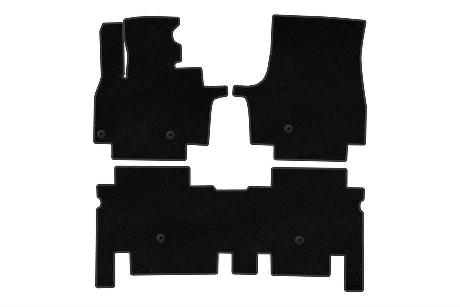 KIA EV9 Tappetini in tessuto Classic (2 file, Nero) Image