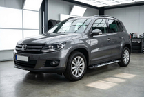 Volkswagen Tiguan 2007-2016 Pedane Laterali Sunrise (2 pz, Alluminio) foto 1