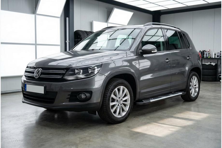 Volkswagen Tiguan 2007-2016 Pedane Laterali Sunrise (2 pz, Alluminio) Image