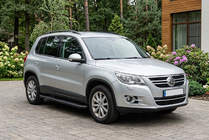 Volkswagen Tiguan 2007-2016 Pedane Laterali Bosphorus Black (2 pz, Alluminio) foto 1