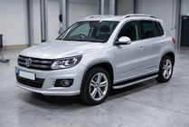 Volkswagen Tiguan 2007-2016 Pedane Laterali Tayga Grey (2 pz, Alluminio) foto 1
