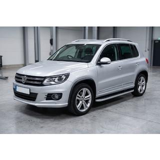 Pedane Laterali Tayga Grey (2 pz, Alluminio) Volkswagen Tiguan 2007-2016 foto 1
