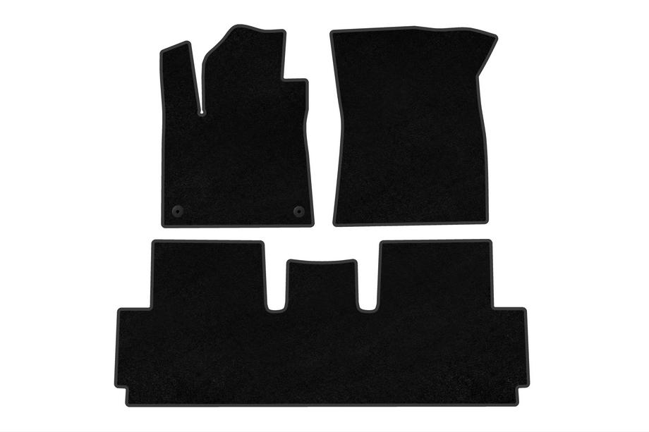 Citroen C-4 Picasso 2013–2022 Tappetini in moquette Premium (per Grand, 2 file, Nero) Foto 1