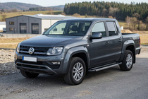 Volkswagen Amarok 2010-2022 Pedane Laterali RedLine V1 (2 pz, Alluminio) foto 1