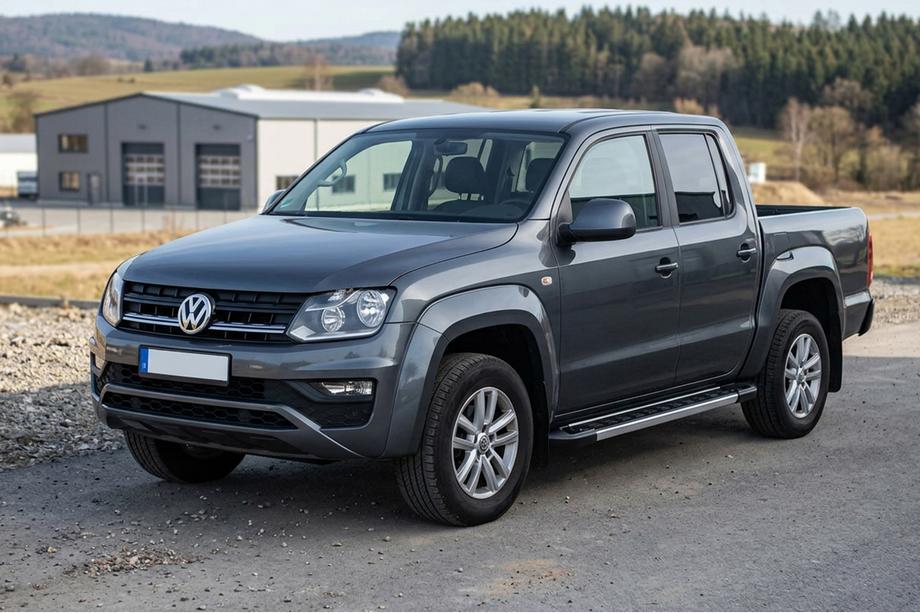 Volkswagen Amarok 2010-2022 Pedane Laterali RedLine V1 (2 pz, Alluminio) Image
