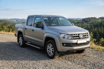 Volkswagen Amarok 2010-2022 Pedane Laterali Duru (2 pz, Alluminio) foto 1