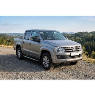 Pedane Laterali Duru (2 pz, Alluminio) Volkswagen Amarok 2010-2022 foto 1