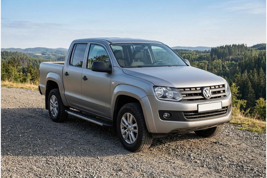 Volkswagen Amarok 2010-2022 Pedane Laterali Duru (2 pz, Alluminio) Image