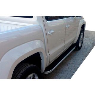 Pedane Laterali Tayga Grey (2 pz, Alluminio) Volkswagen Amarok 2010-2022 foto 4