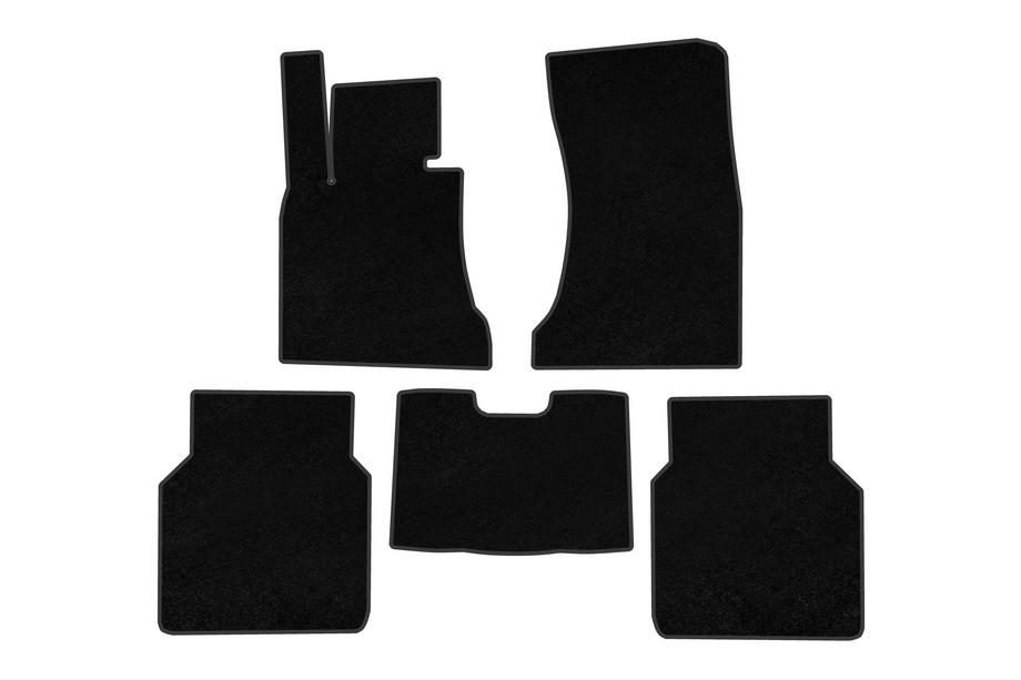 BMW 7 Series E65/66 2001-2008 Tappetini in tessuto Deluxe (Per E66, nero) Foto 2