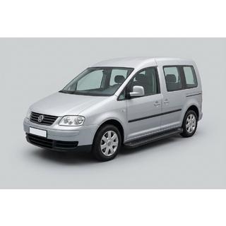Pedane Laterali Allmond Black (2 pz, Alluminio) Volkswagen Caddy 2004-2010 foto 1
