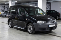 Volkswagen Caddy 2004-2010 Pedane Laterali Line (2 pz, Alluminio) foto 1